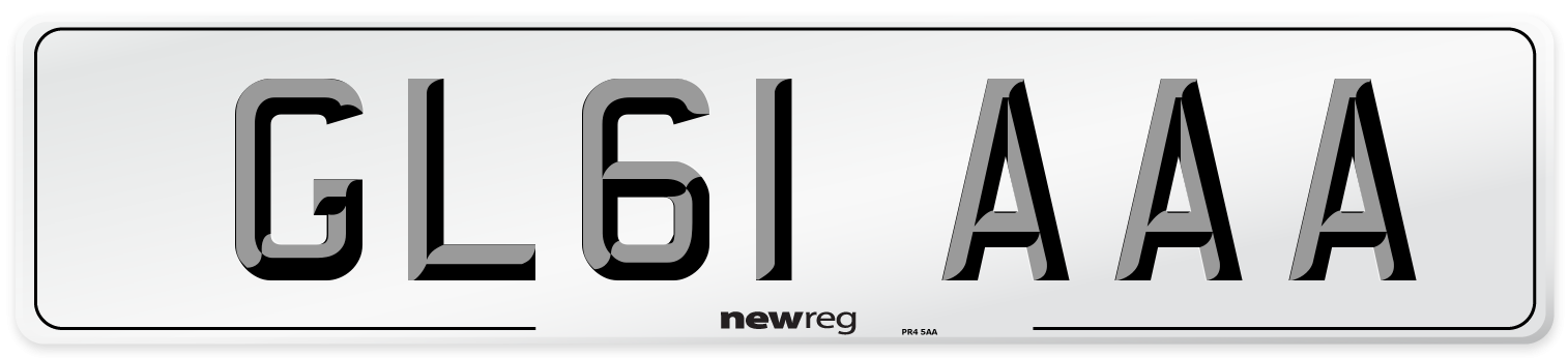 GL61 AAA Number Plate from New Reg